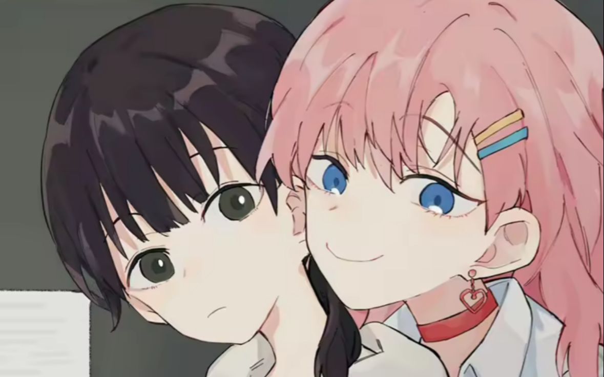 乖乖女被班上绿茶威胁,对方说手里有她的秘密-蓝色懒懒希-漫画-哔哩