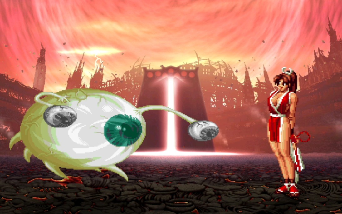 大幻魔vs不知火舞,他的眼睛可能会转弯