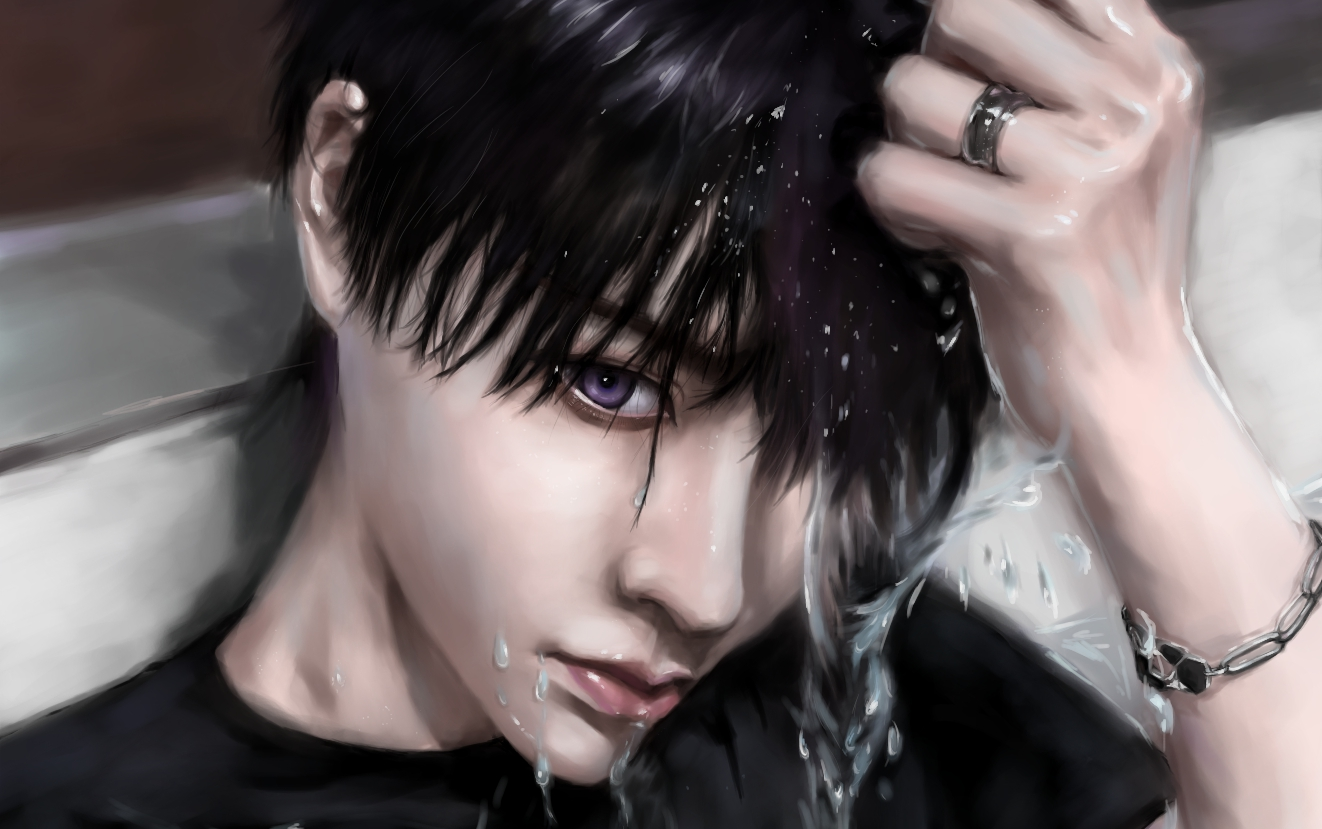 厚涂:夙胤言生(第一次板绘)_哔哩哔哩 (゜-゜)つロ 干杯~-bilibili