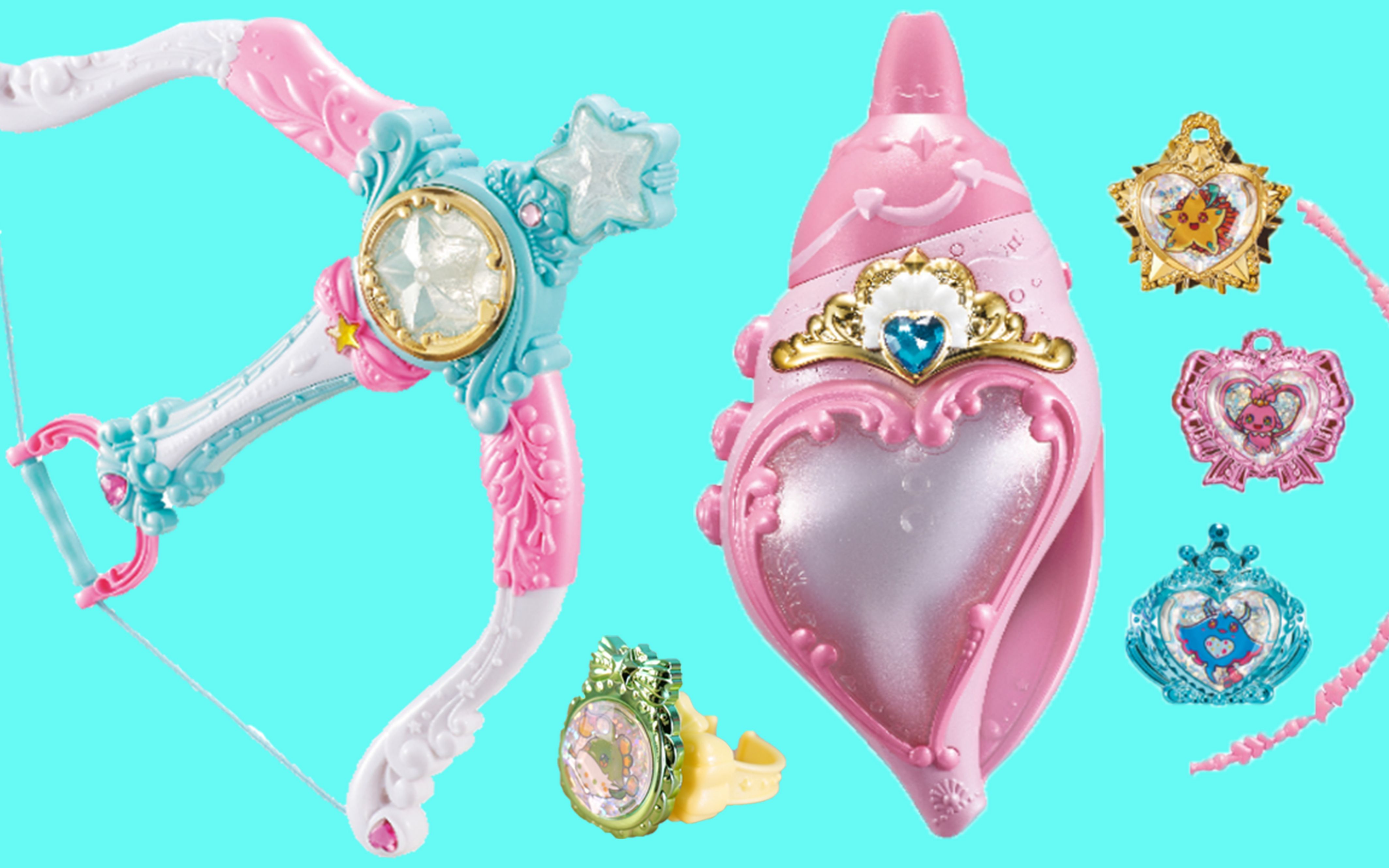 巴啦啦小魔仙海螺爱心变身器和娜希雅冰蓝星箭玩具