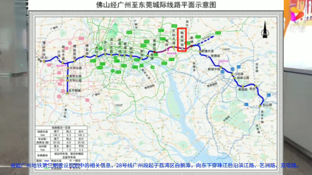 建设中的广州地铁28号线