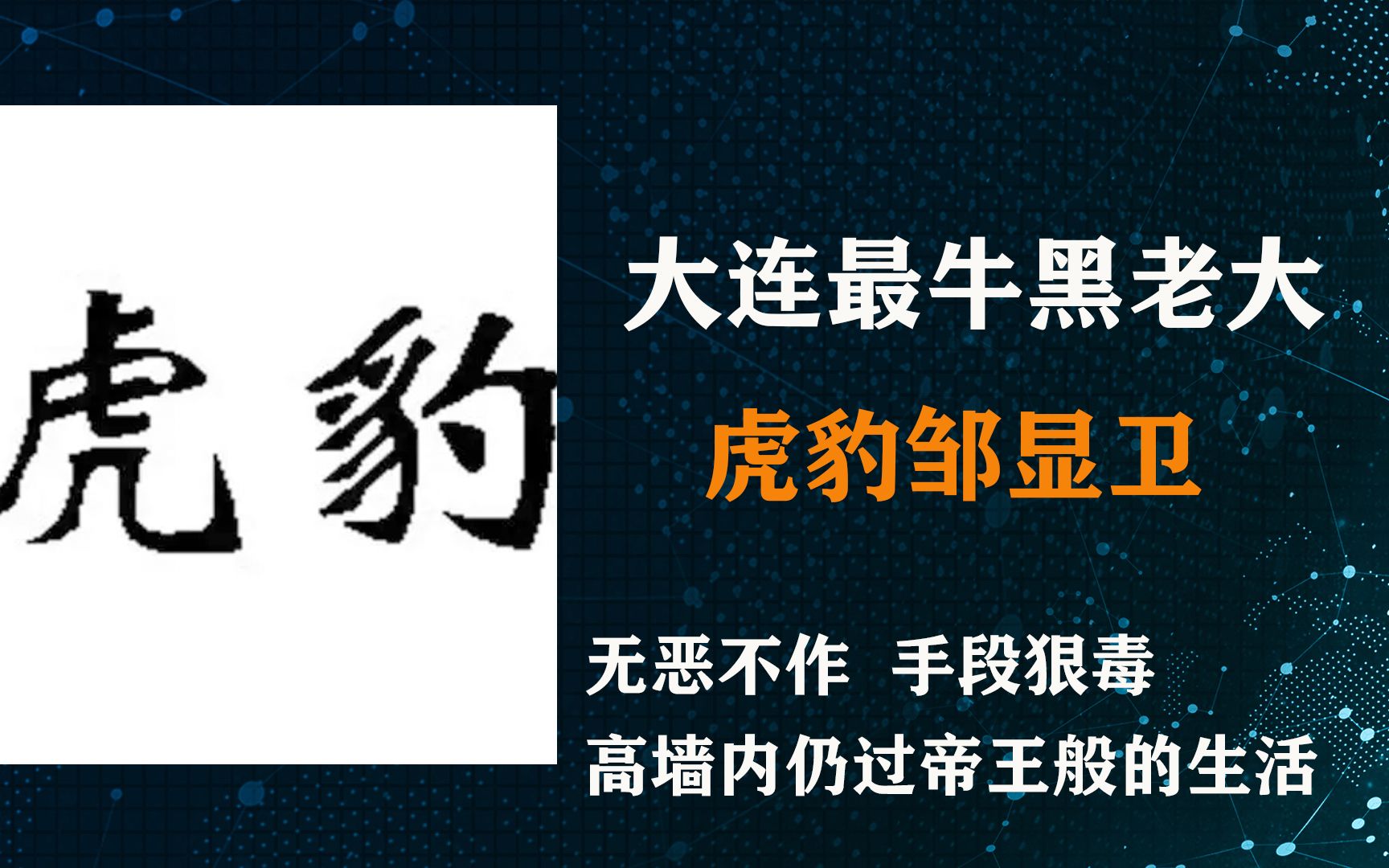 大连最牛黑老大,被判死刑却仍自由出入,甚至女狱警主动投怀送抱哔哩哔哩bilibili