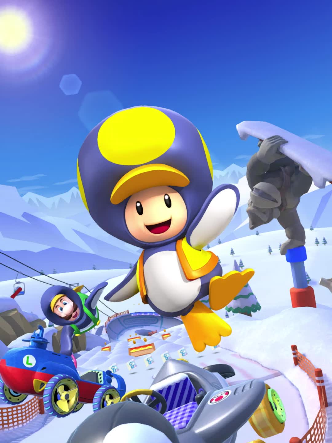 mario kart tour - snow tour trailer_哔哩哔哩 (゜-゜)つロ 干杯