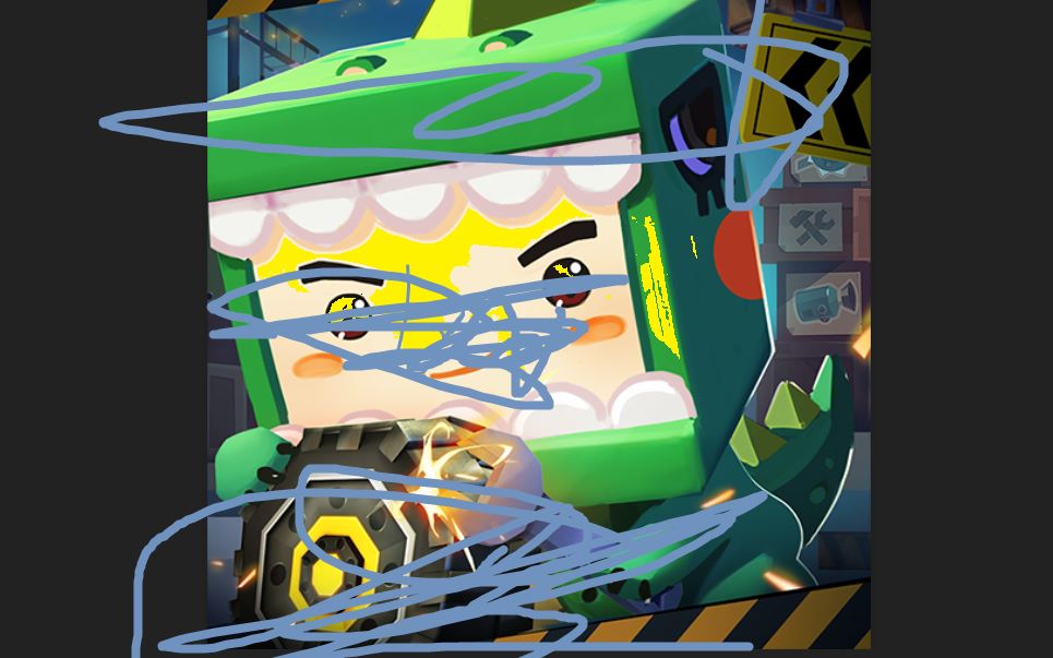 toyfredbear决定玩玩迷你屎界