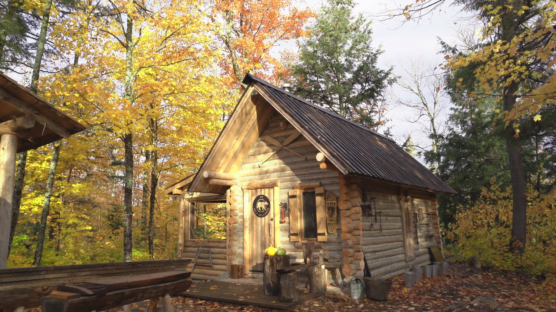 手工打造桑拿房樱桃浴盆 building with hand tools | cherry