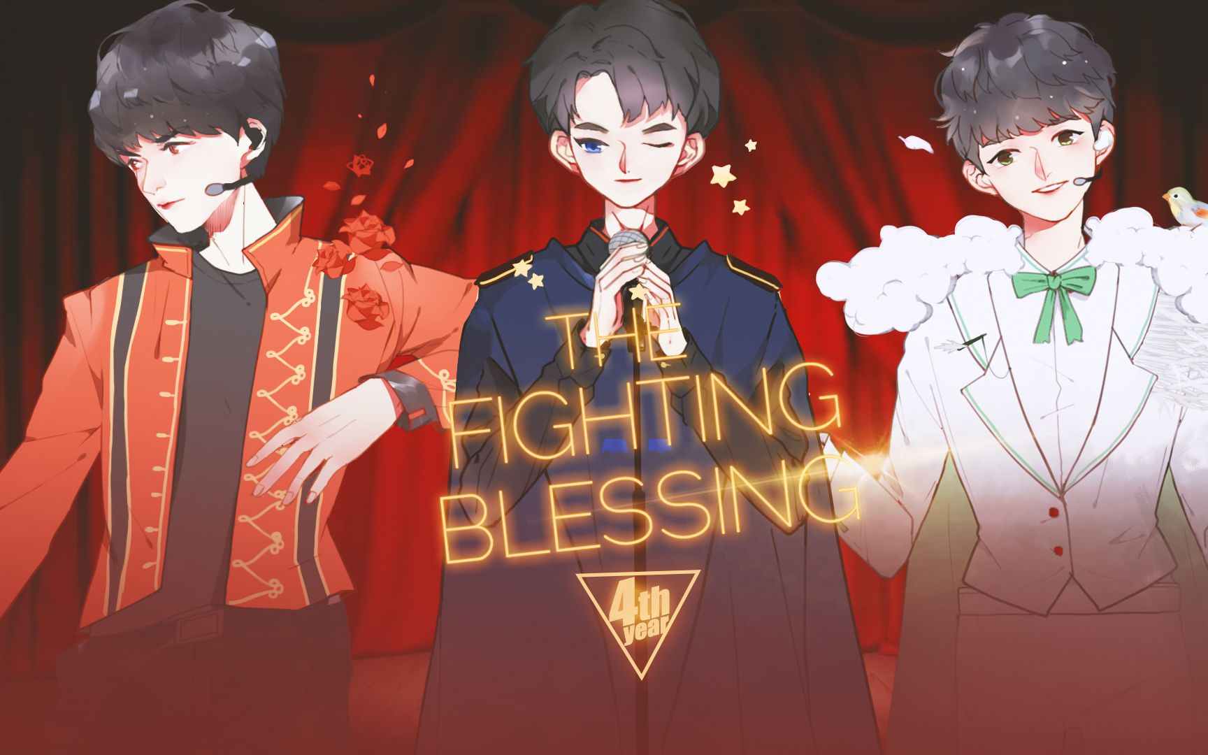 【TFBOYS四周年】The Fighting Blessing 8人合唱【原创PV】哔哩哔哩bilibili