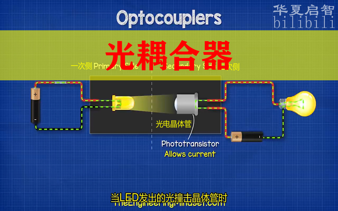 【汉语】电路基础227.光耦合器哔哩哔哩bilibili