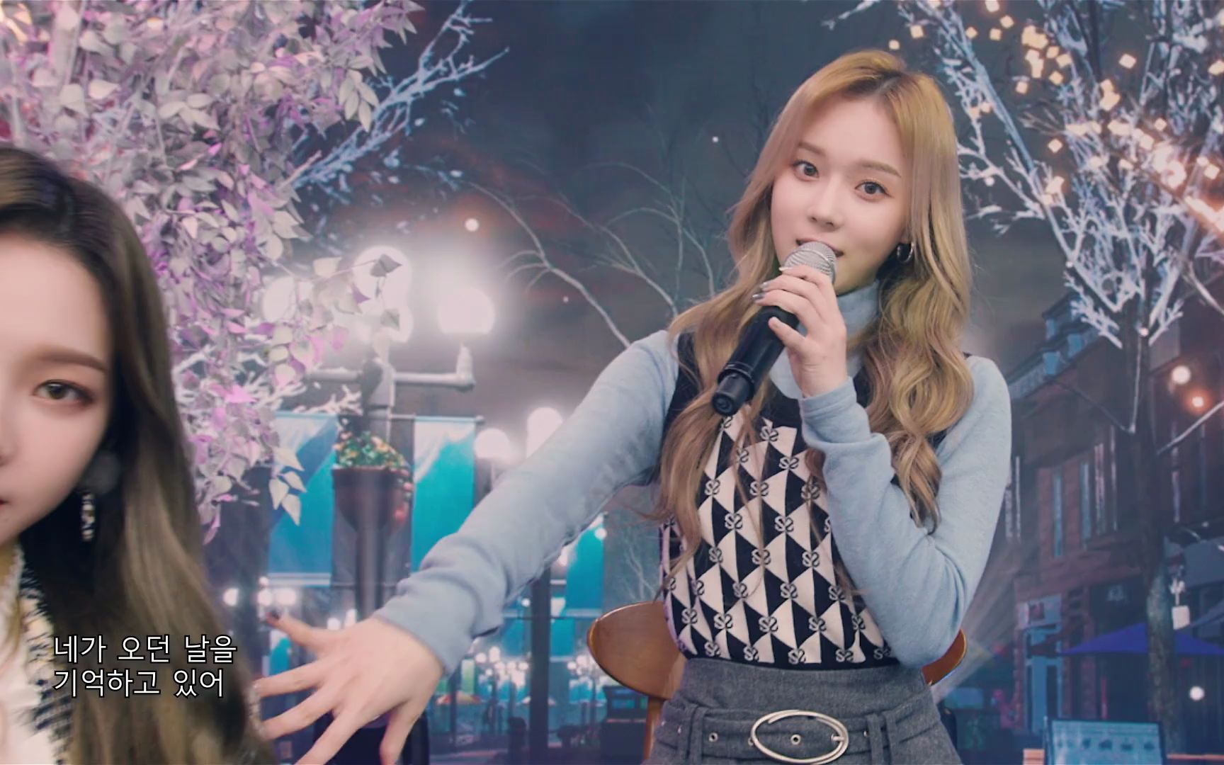 aespa 《forever 》 表演舞台. (romantic street ver.