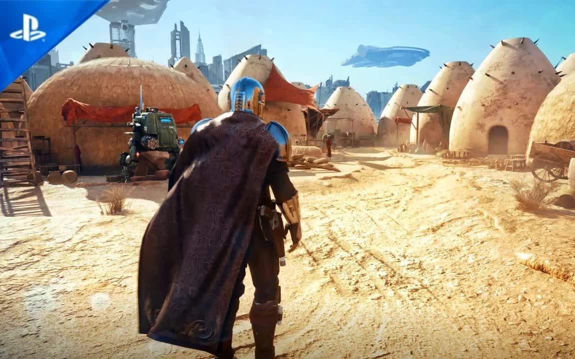 【4k】 星球大战曼达洛人虚幻引擎5开放世界游戏,粉丝自制概念宣传片