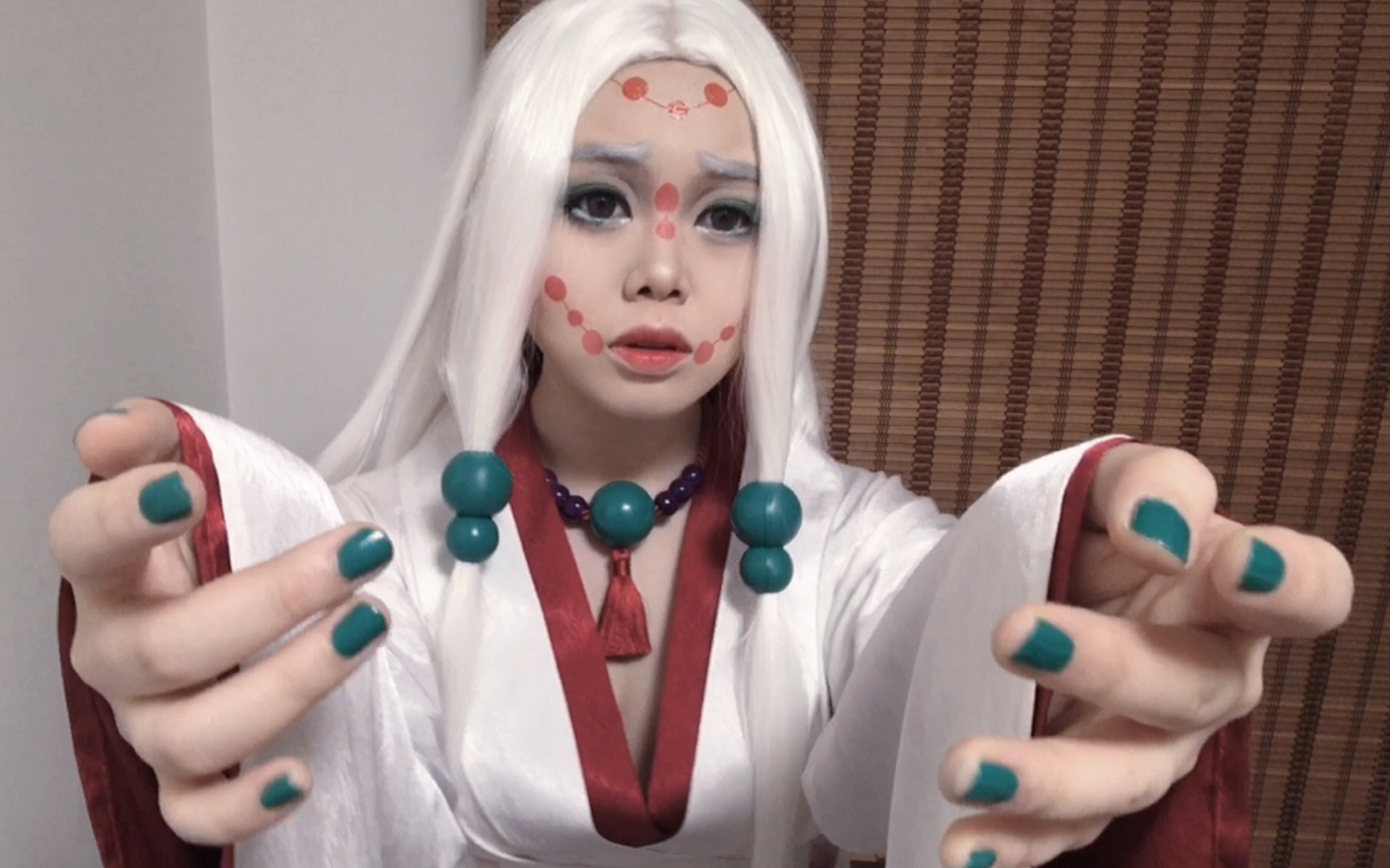 【鬼灭之刃cos】求一个水调割头—蜘蛛妈妈c服制作