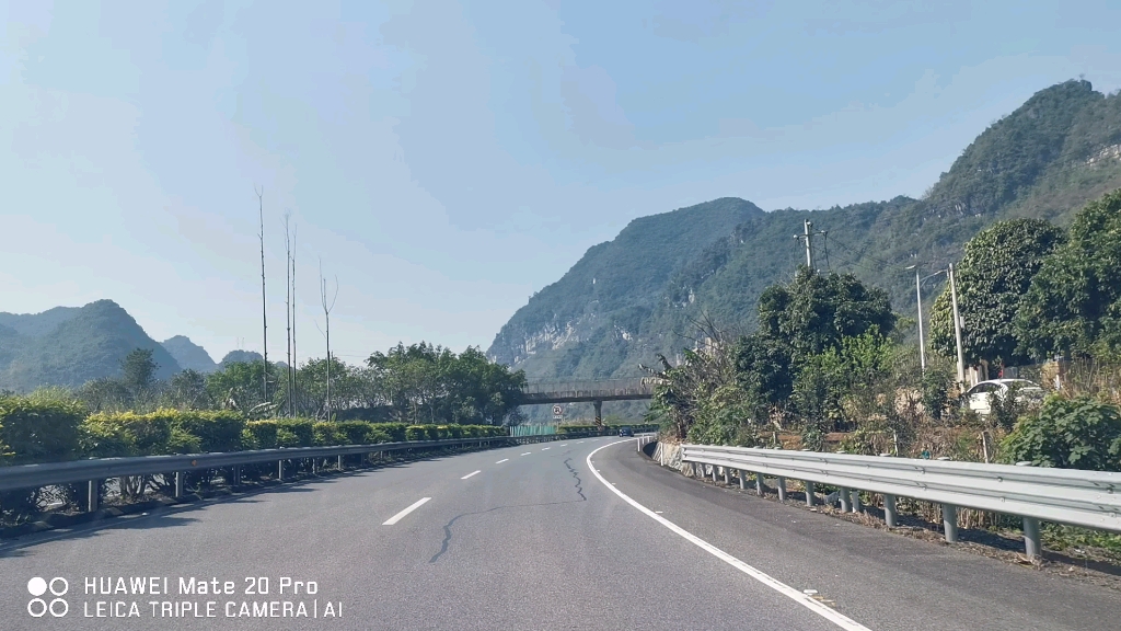 南友高速宁明北互通至宁明前方展望240212