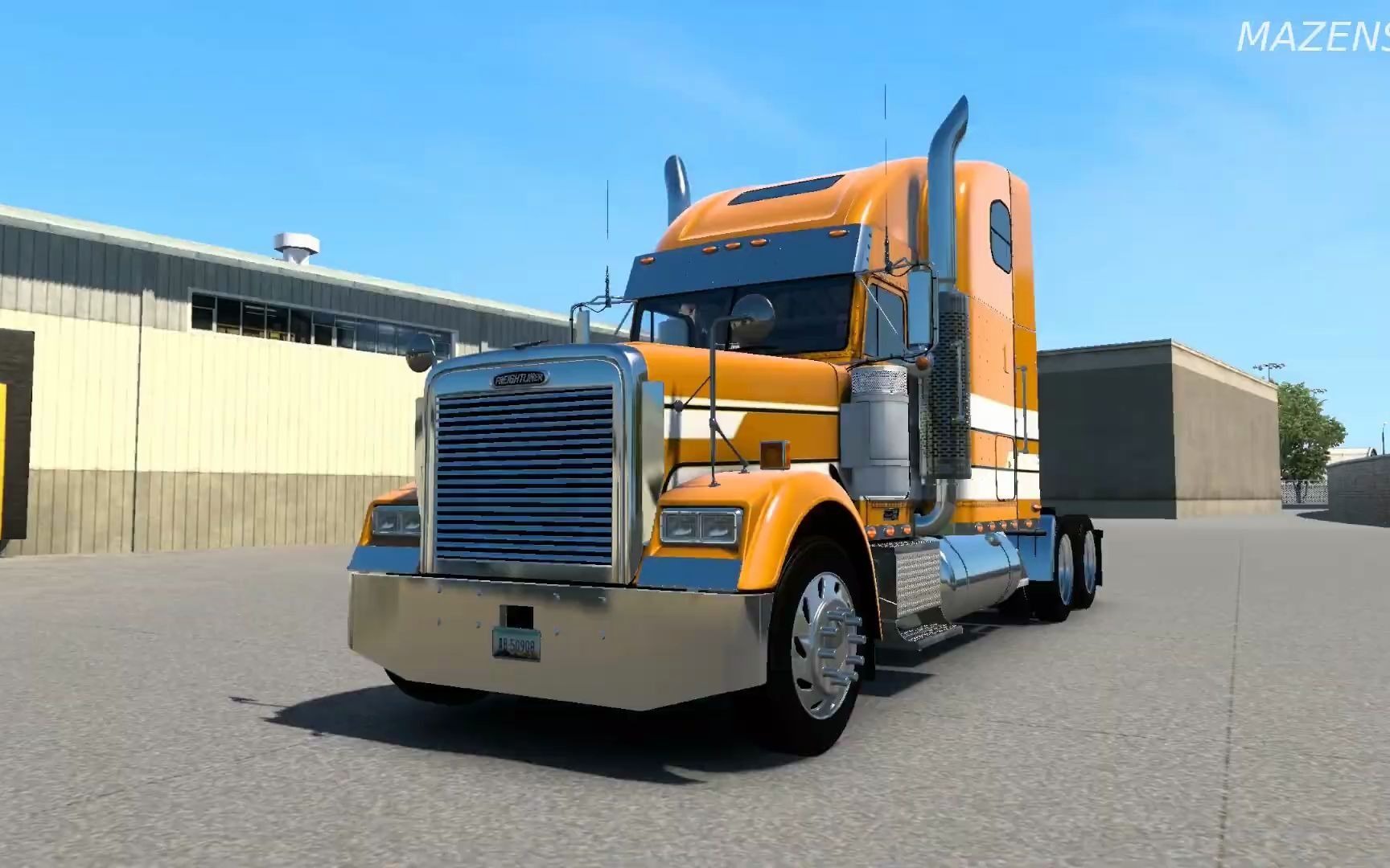 美卡mod:改点很多 很精致的弗莱纳 fld132 xl freightliner fld132