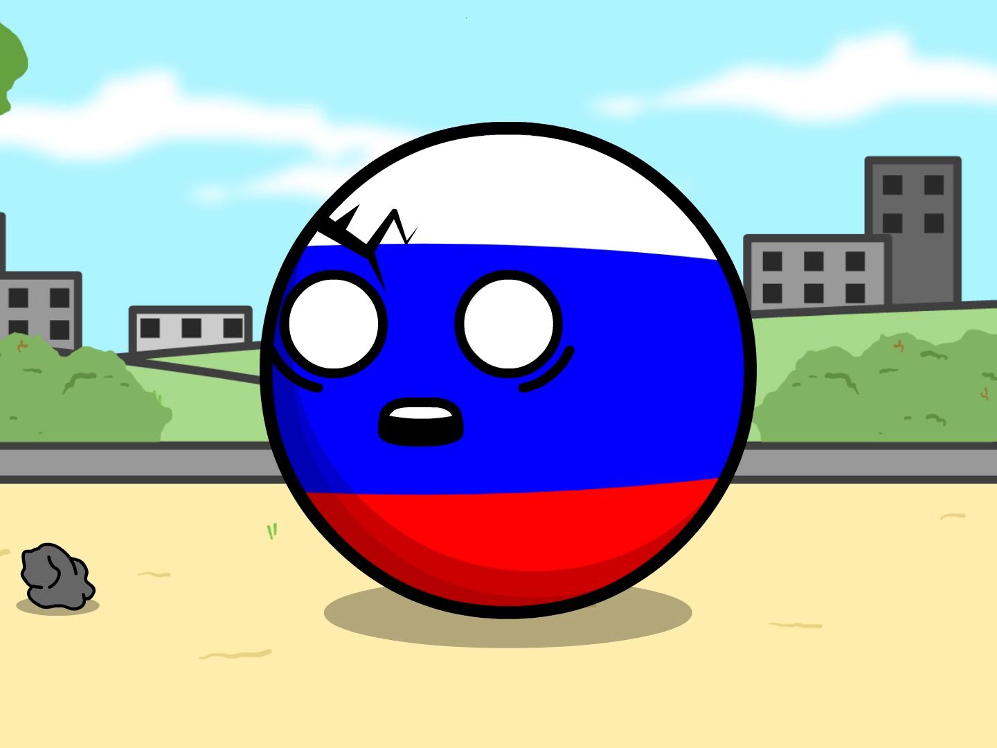俄罗斯波兰球表情包图片