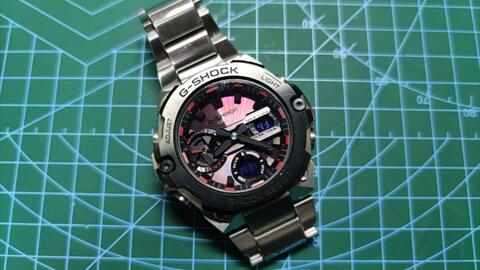 卡西欧手表CASIO G-SHOCK GST-B400-1A开箱上手（生肉）_哔哩哔哩_bilibili