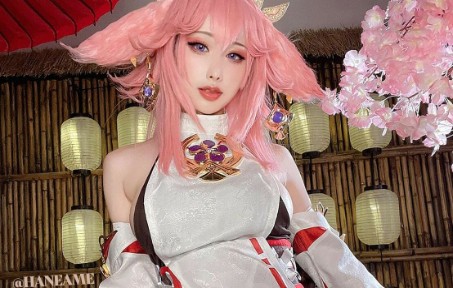 【haneame雨波】原神 八重神子 cos_原神