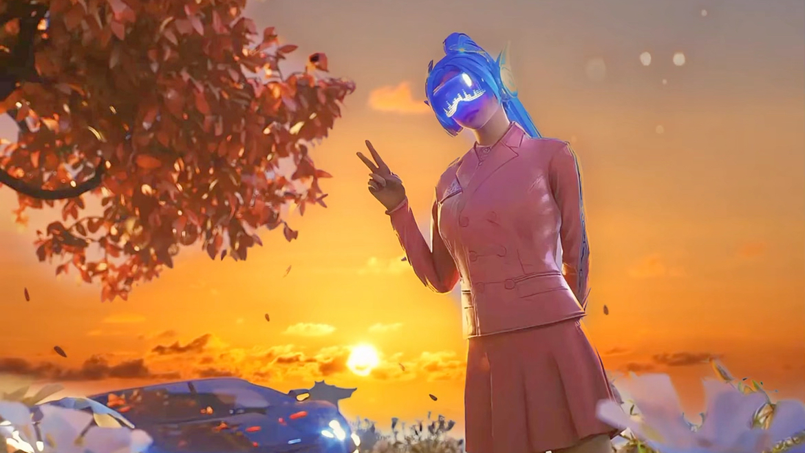 和平精英火箭少女夕阳动态壁纸想要私信找我