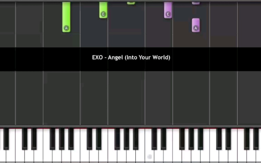 [图]EXO—Angel (你的世界)钢琴曲