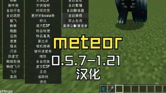 Скачать видео: [meteor-client]meteor-client汉化(演示版本0.5.7-1.21)