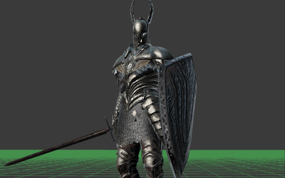 上古卷轴5 黑暗之魂3银骑士-剑 动作包