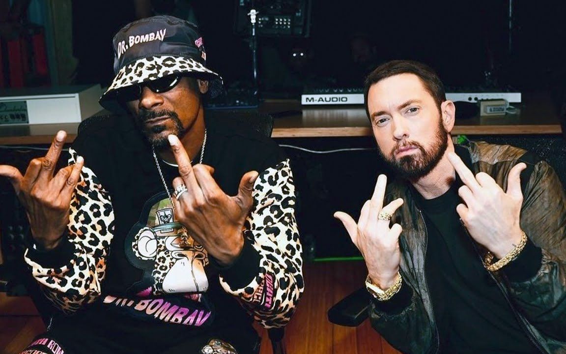 Eminem和Snoop Dogg幕后花絮照片合集  ApeFest 2022哔哩哔哩bilibili