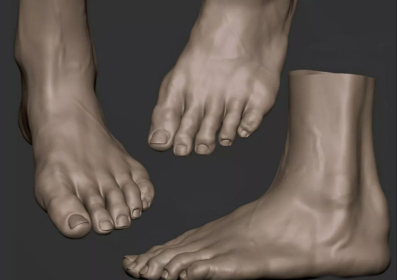 maya插件15分钟快速制作人物脚丫模型