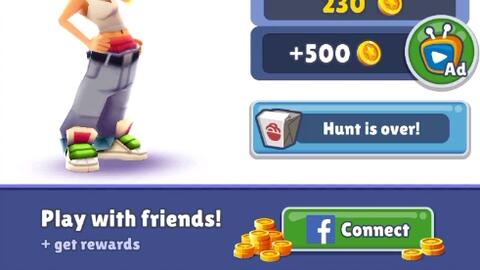 subway surfers（speedrun）最快获得100金币个人最佳（望过审）_哔哩哔