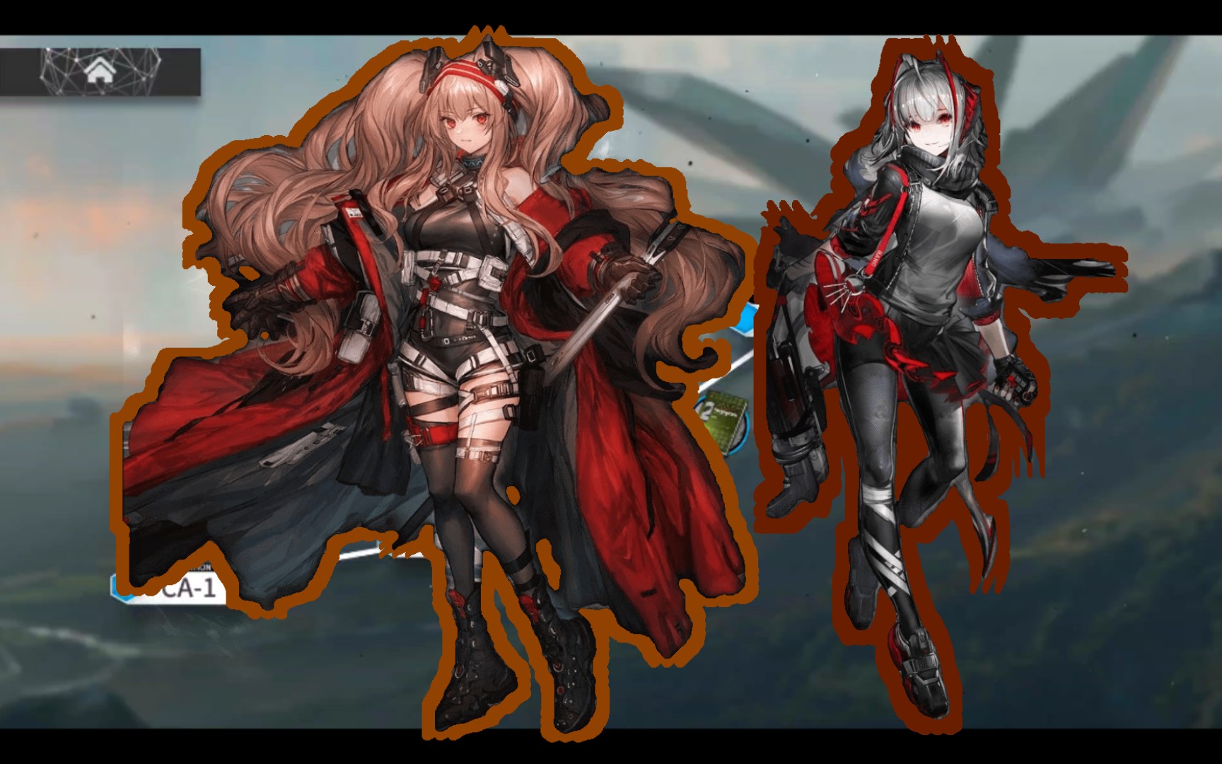 ca-5【明日方舟】塑料姐妹花双人打飞机(博士单核)