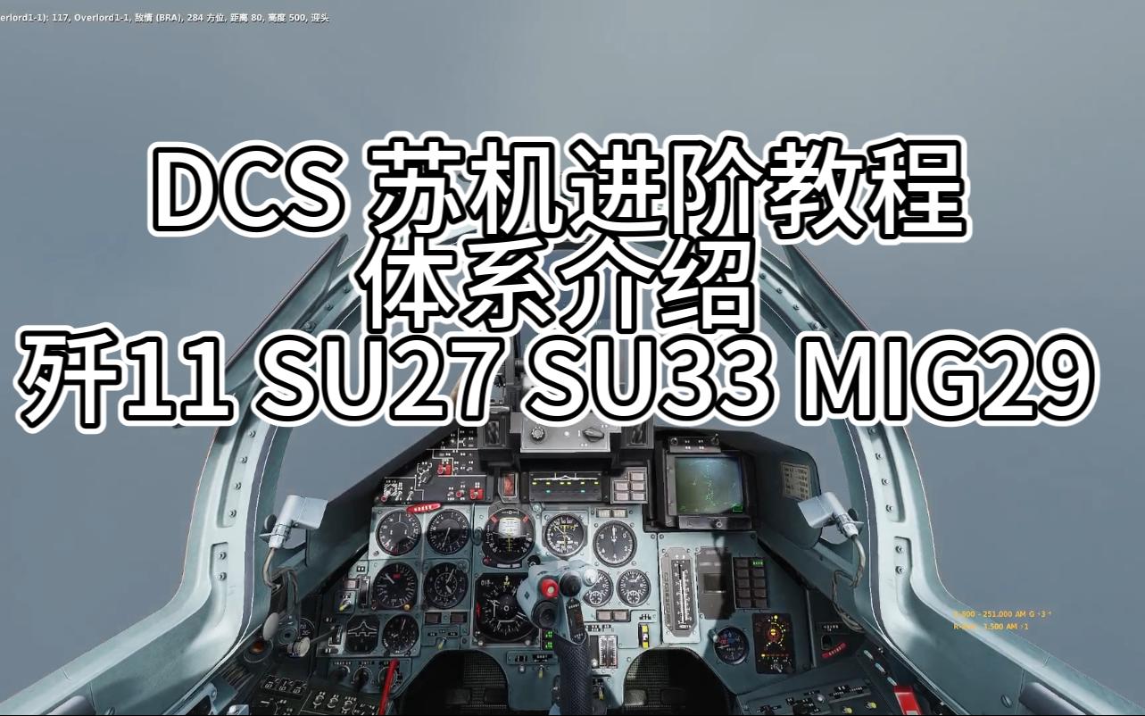 DCS 苏机进阶教程 体系介绍 歼11 SU27 SU33 MIG29哔哩哔哩bilibili