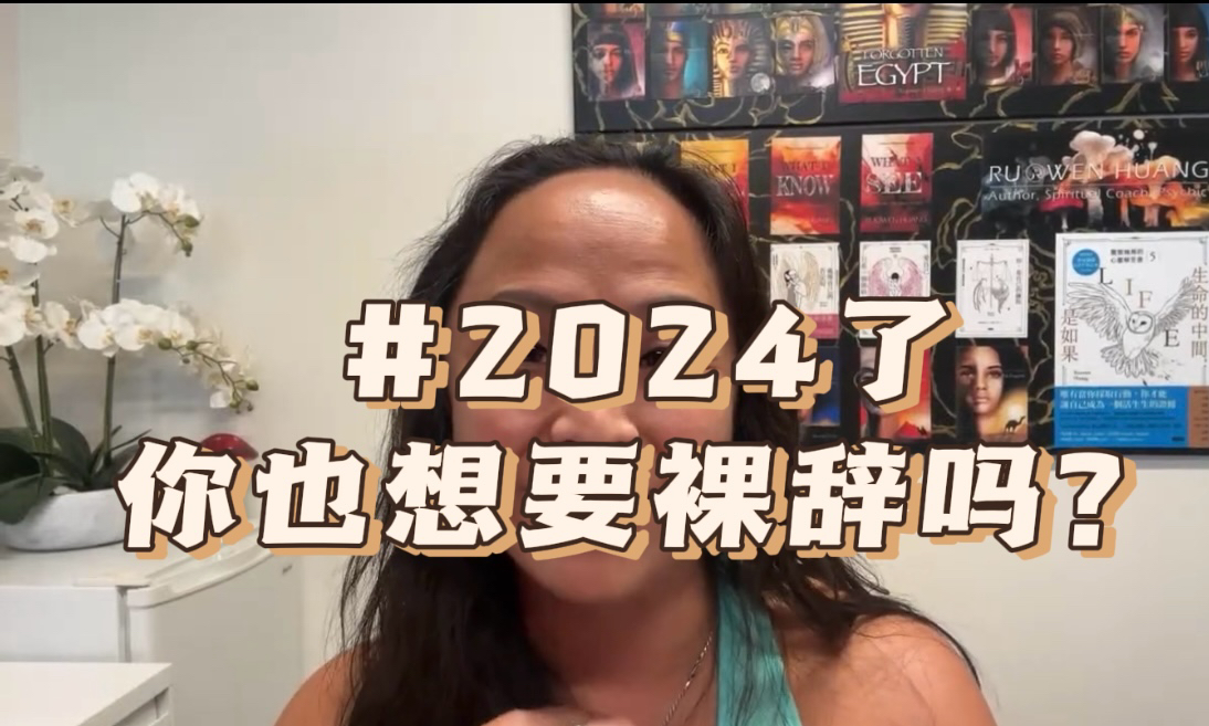 2024,你也想要裸辞吗?|ruowenhuang最新视频