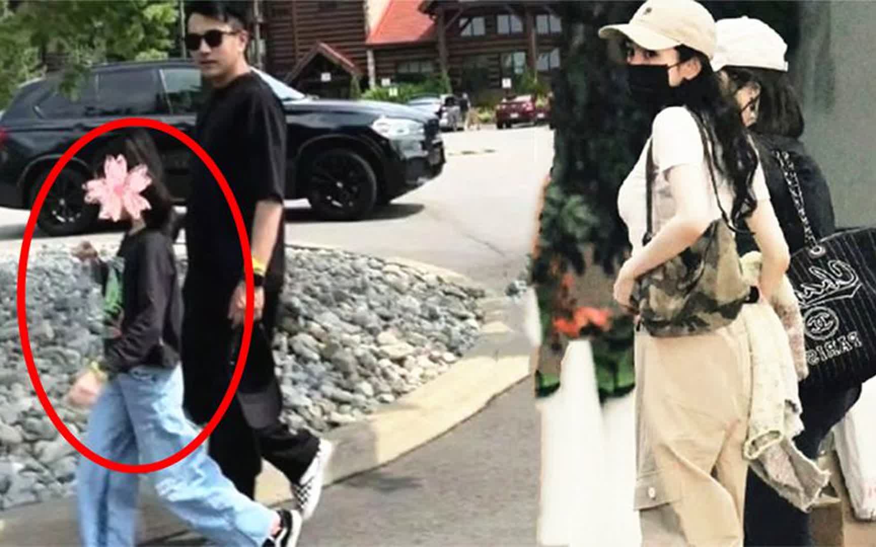 刘恺威带女儿出国,9岁小糯米身高赶超爸爸,五官神似妈妈杨幂