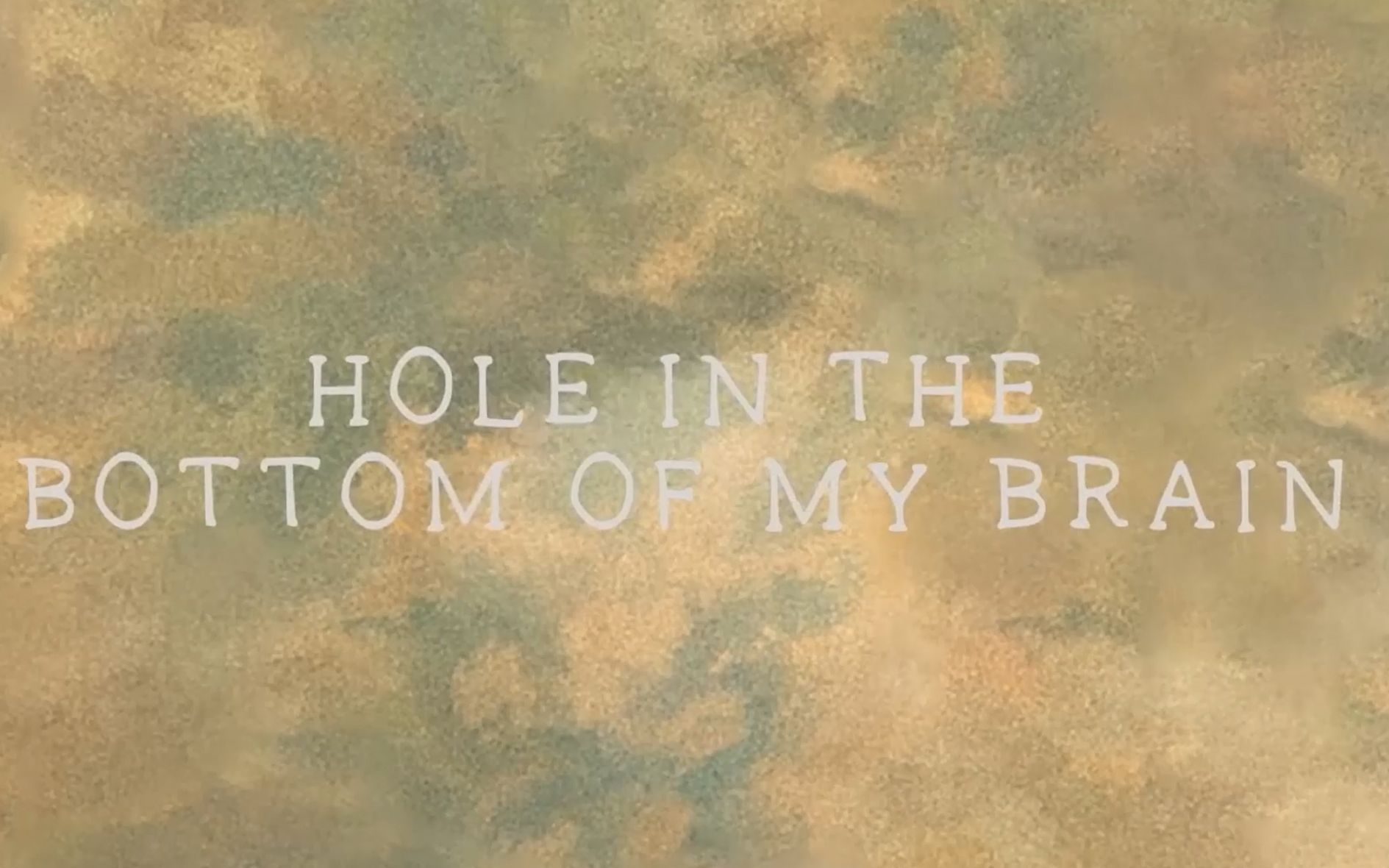 [图]【中\英】AJR - Hole In The Bottom of My Brain(Visualizer)