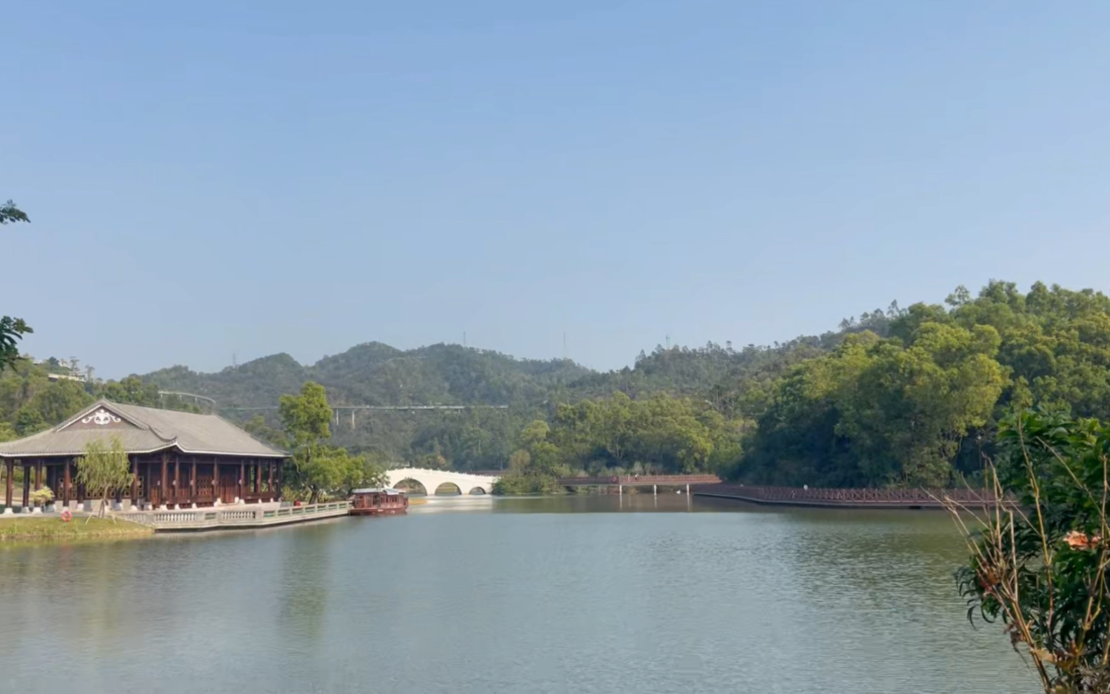 [图]珠海香山湖公园：有山有水/香山云道/大镜山水库，绝对值得一游！