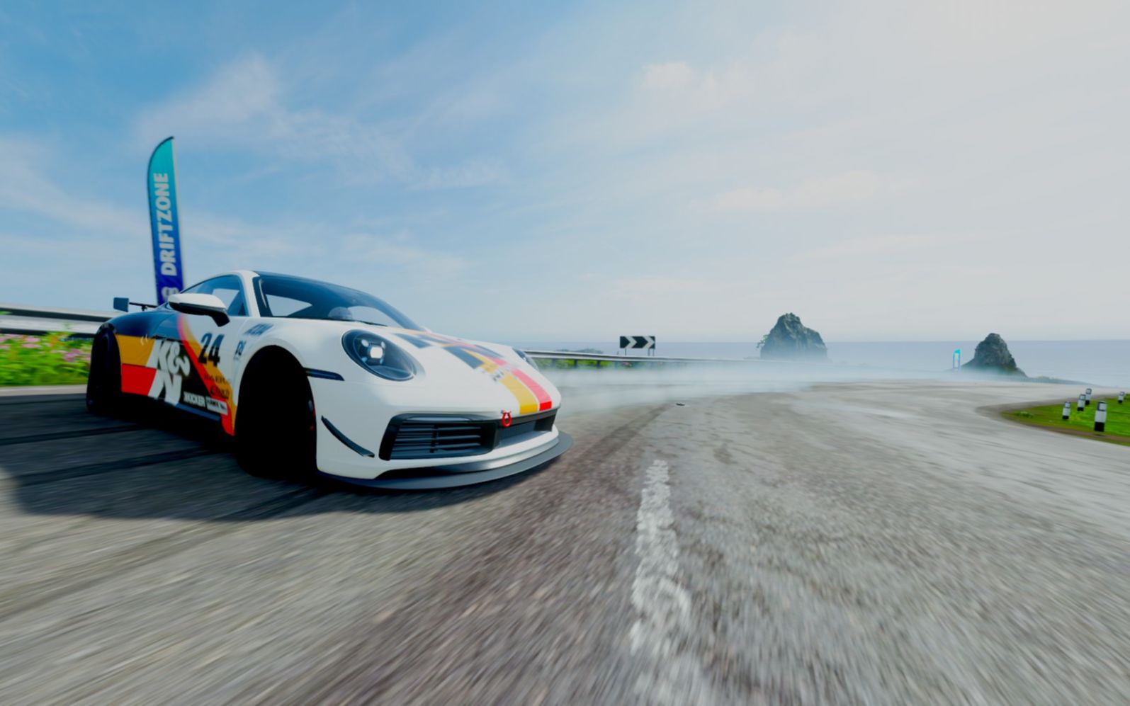 地平线419年保时捷911漂移50w分调教分享