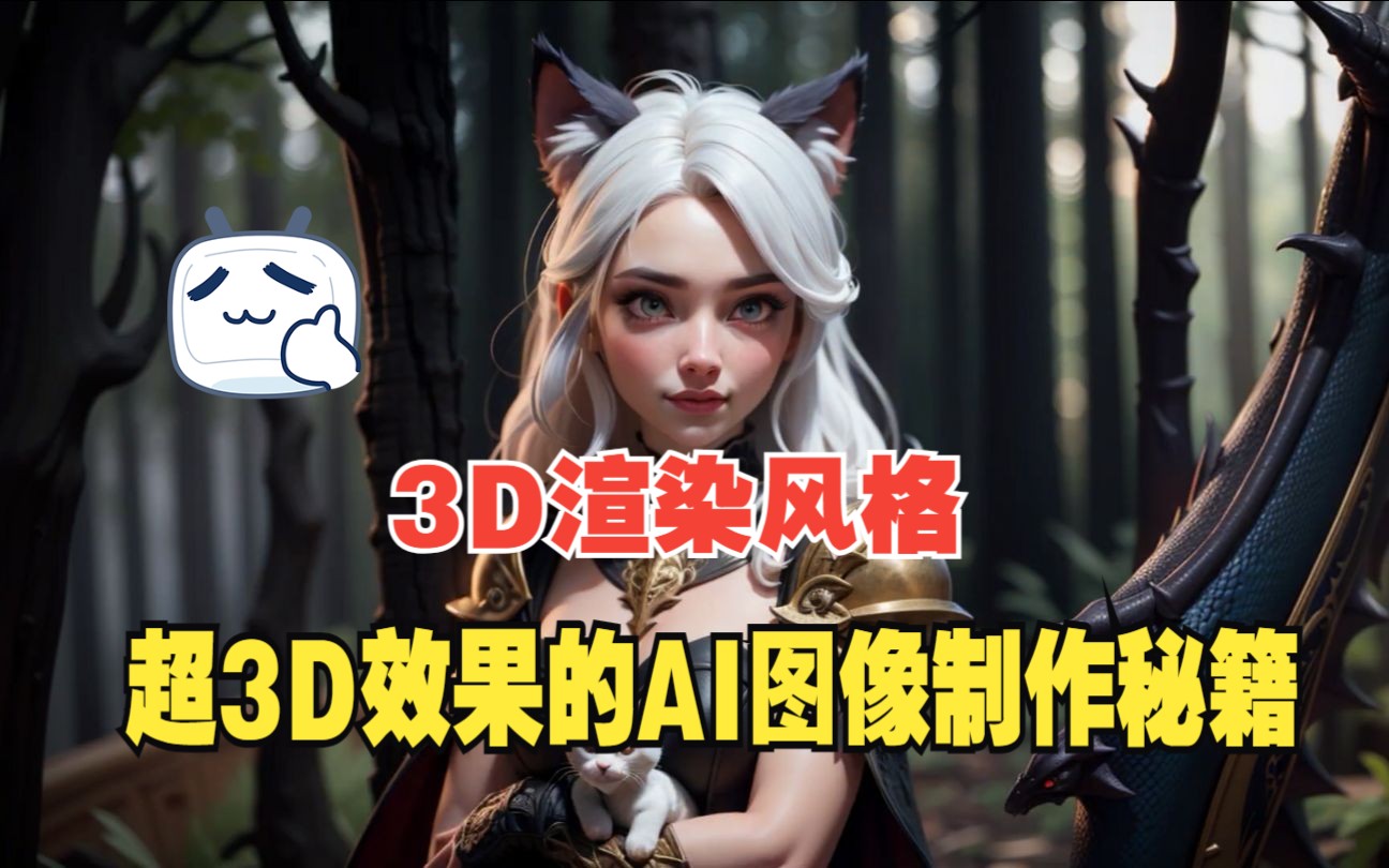 突破次元壁!学会制作超3D AI图像,展现令人惊叹的立体效果哔哩哔哩bilibili