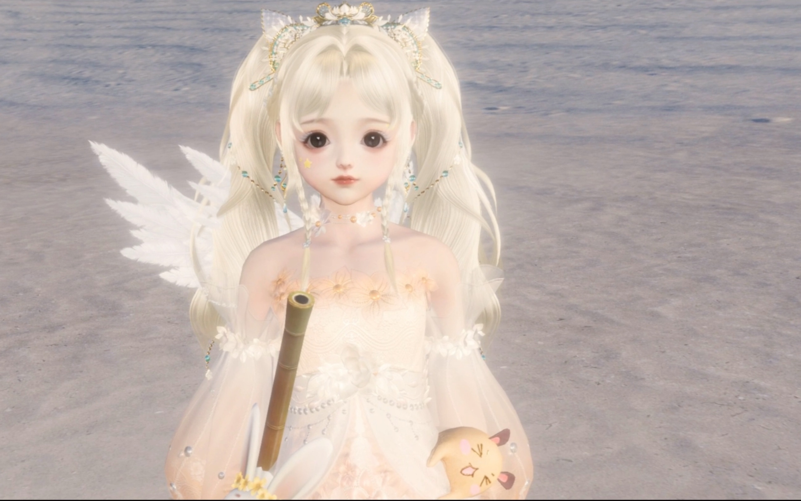 活动作品剑网3萝莉桃花流水61缃绮花萝实装展示