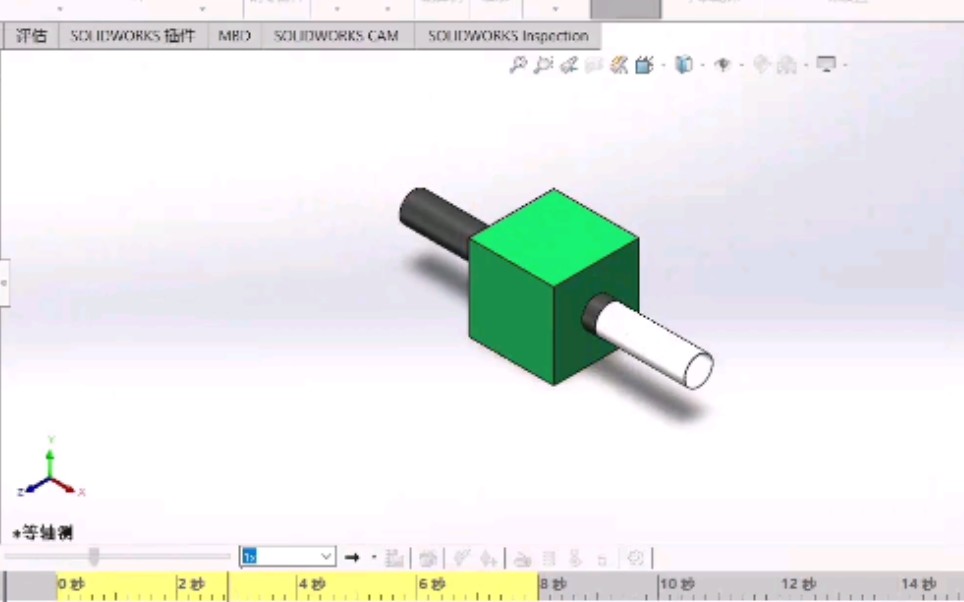 solidworks零件颜色渐变动画制作的一种想法哔哩哔哩bilibili