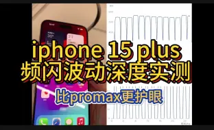 Video herunterladen: iphone15 plus 频闪波动深度实测