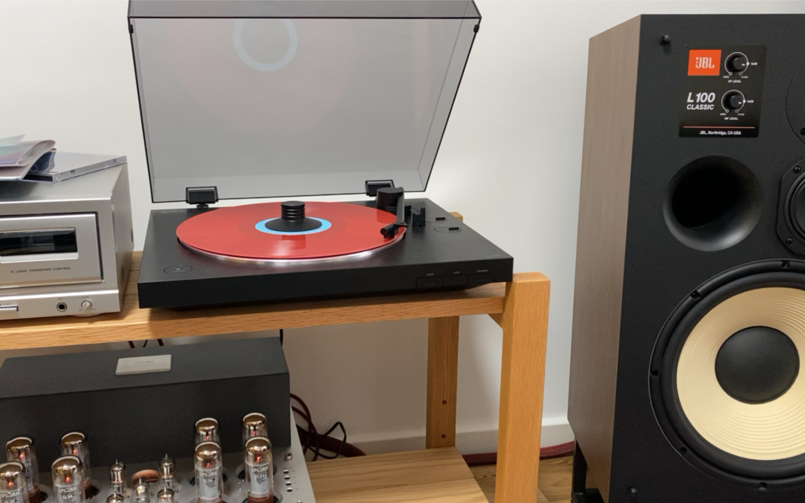 落日飞车 burgundy red (勃艮第红) 黑胶外录 jbl l100classic