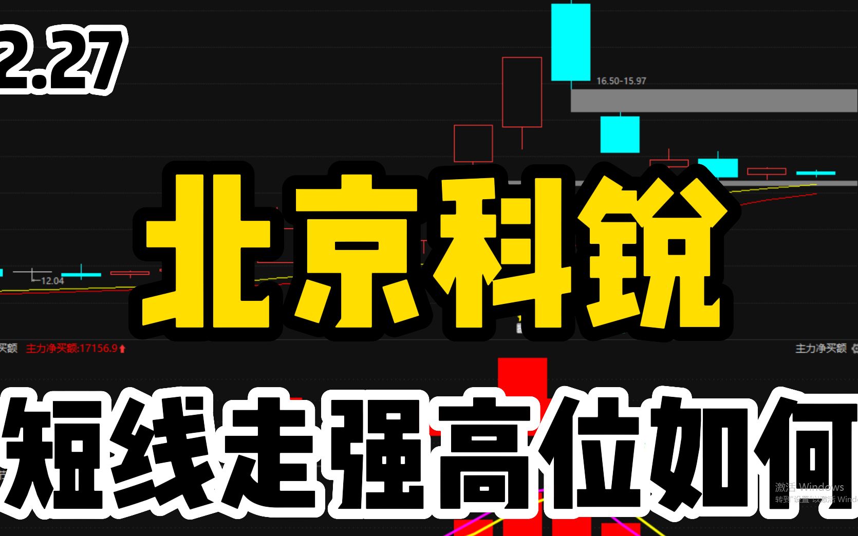 北京科锐:短线持续走强,高位后市该如何把握!?哔哩哔哩bilibili