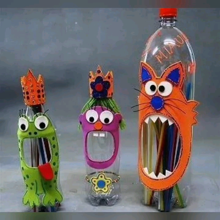 塑料瓶制作的各种手工