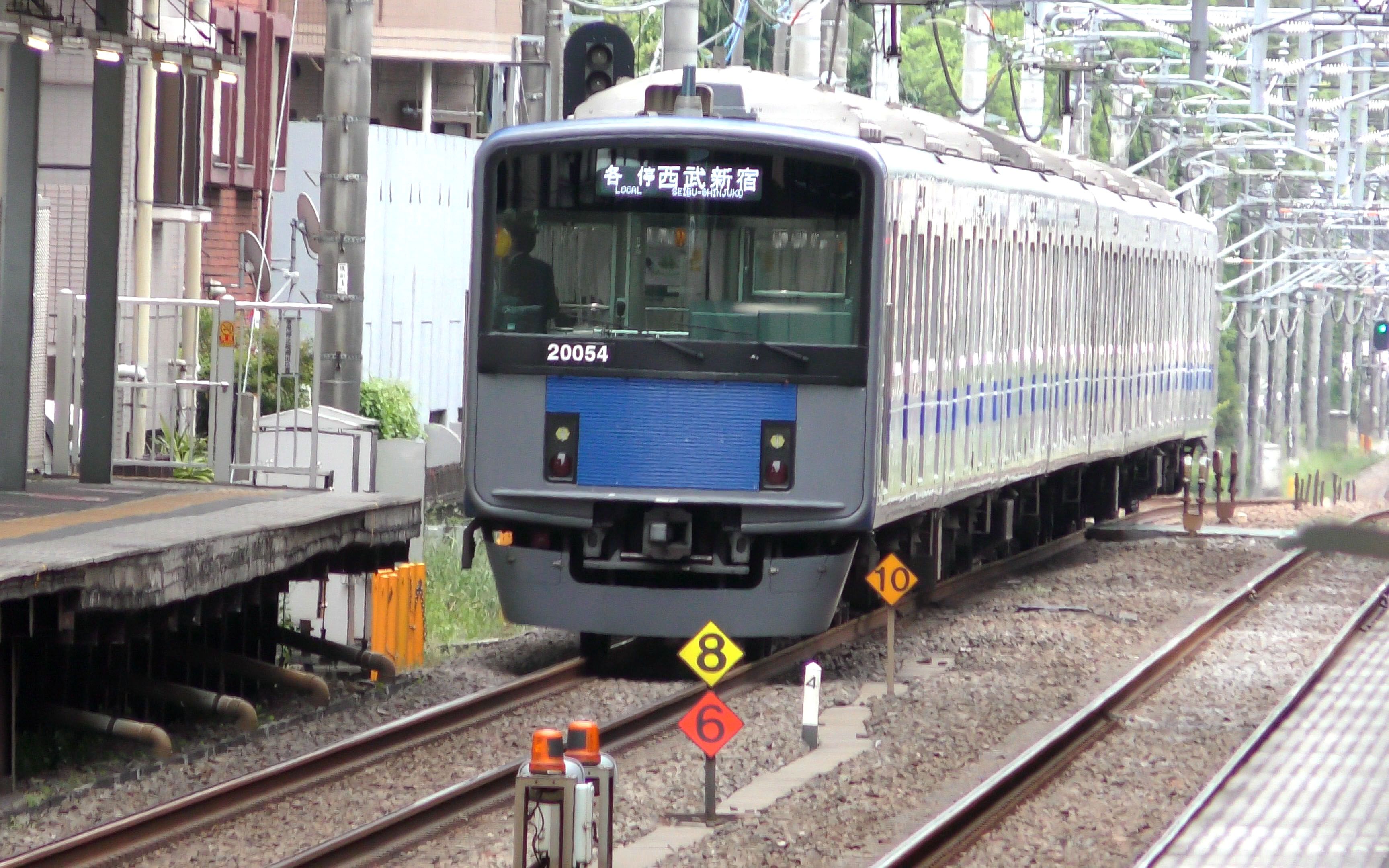 【4k】西武20000系久米川駅発車