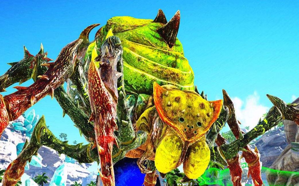 【方舟:灭绝】育母蜘蛛对战暴君泰坦!