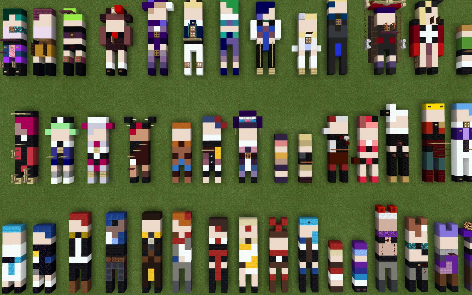 活动作品原神全角色的mc色块猜谜第二期