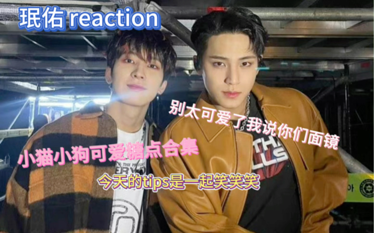 【Reaction】珉佑|今天是部分猫猫狗狗糖点合集,别太可爱了你们面镜!杂志拍摄花絮盘了这么多遍“锁头”项链的糖终于被我发现了!!!哔哩哔哩bilibili