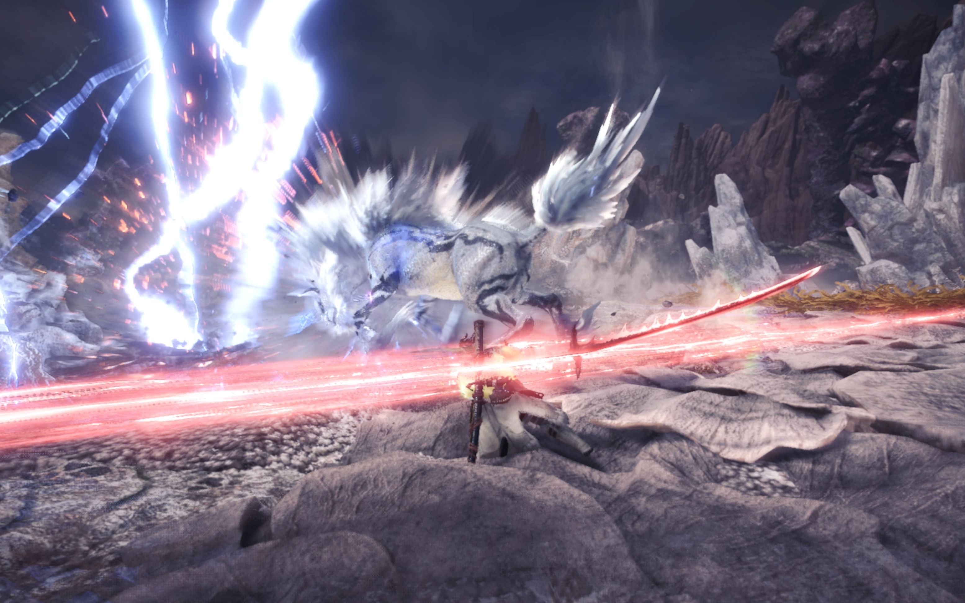 怪猎冰原帅气太刀侠快乐居合一分钟