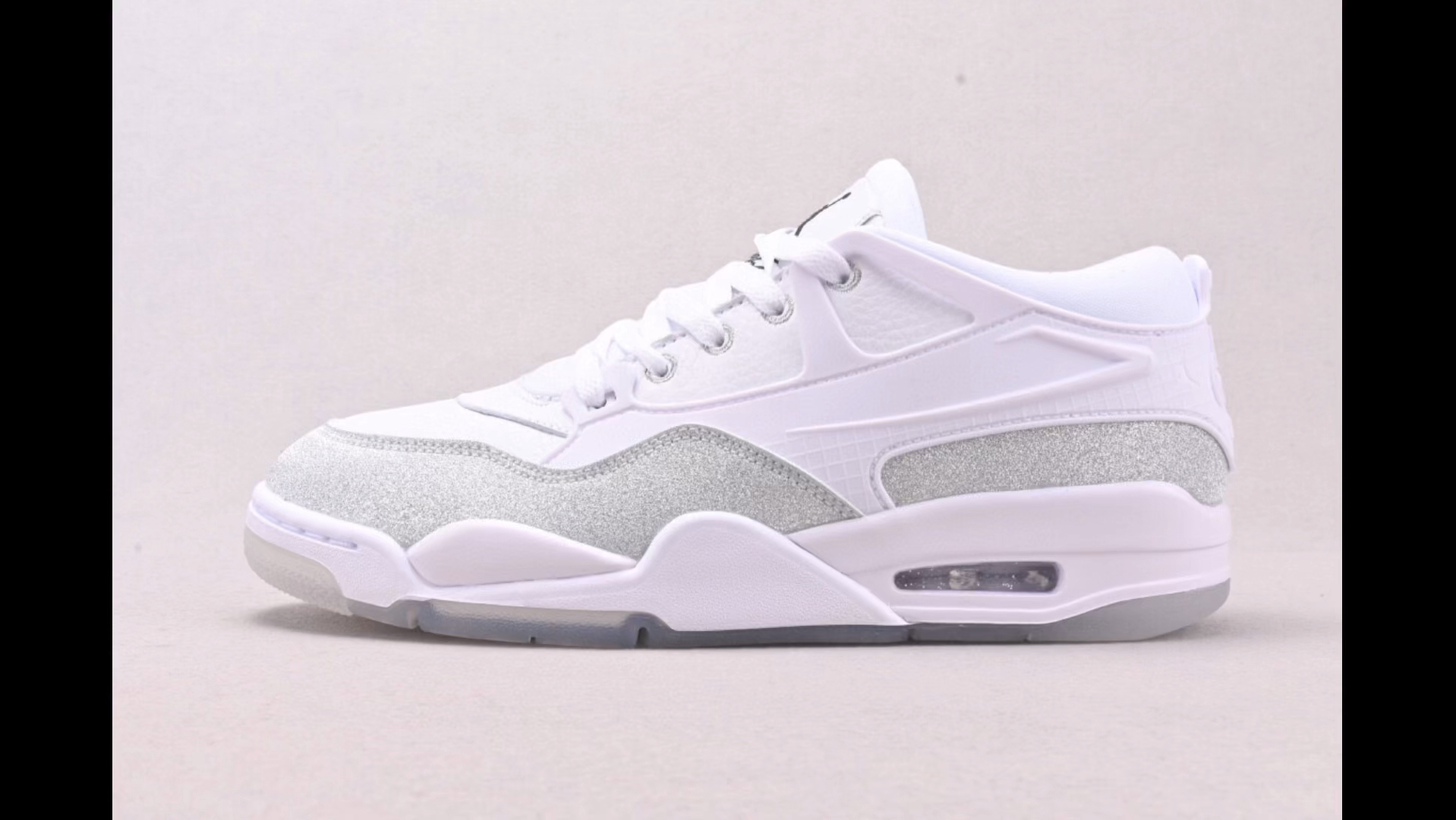 jordan 4 remastered white sliver aj4 白闪粉银重塑低帮复古篮球鞋