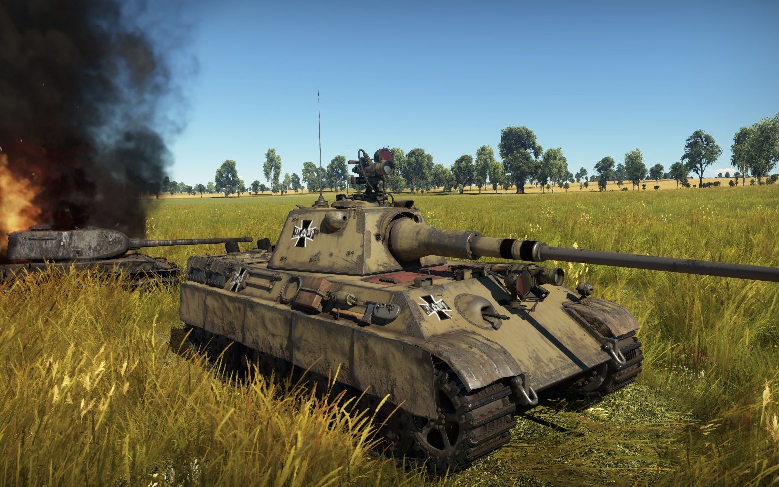 【新手警告】黑森峰的新战车——黑豹ii(war thunder 2019.03.