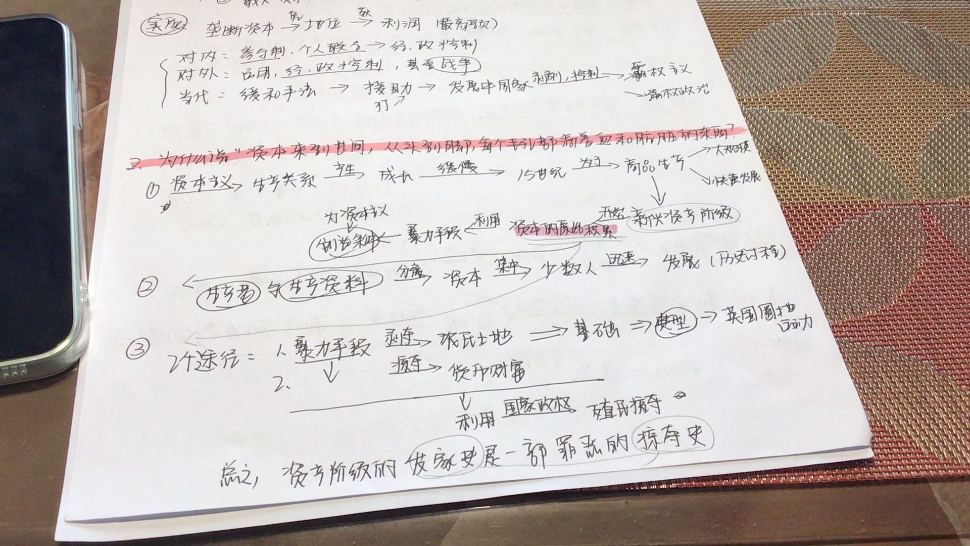 [图]2.2为什么说“资本来到世间，从头到尾每个毛孔都滴着血和肮脏的东西？