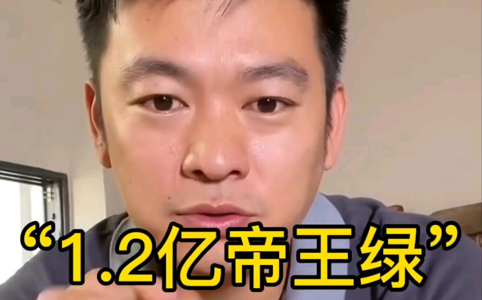 价值1.2亿的帝王绿手镯,“顶级富豪”#翡翠#翡翠手镯哔哩哔哩bilibili