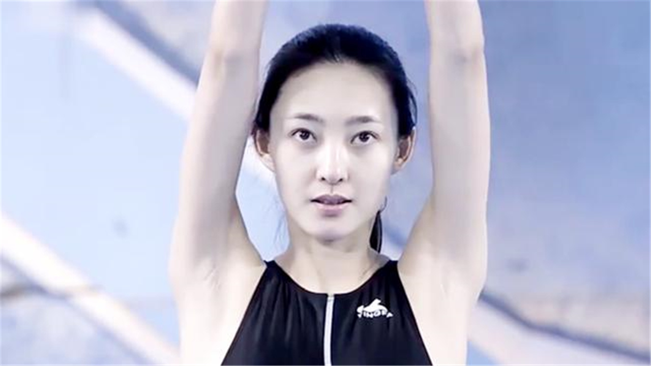 女神王丽坤这素颜也太美了,这才是名副其实的跳水,水花几乎没有